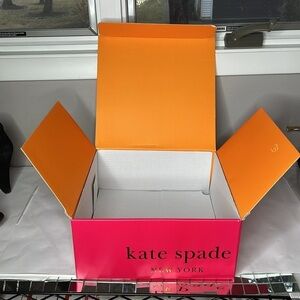 Kate Spade Large Corrugated Gift Box 12” x 11.75 x 5.25”